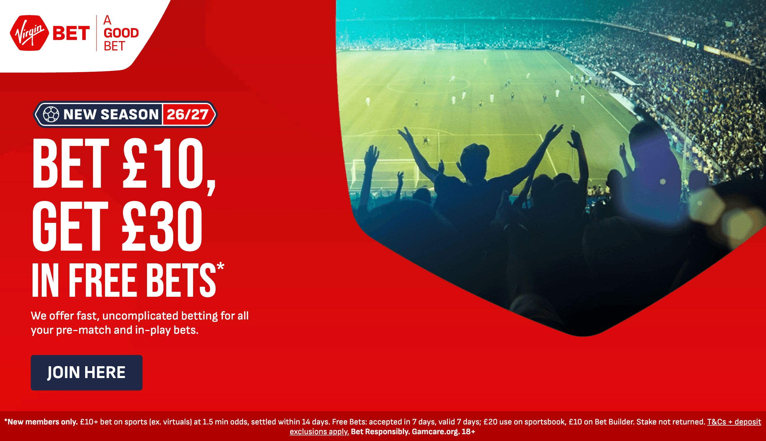 Virgin Bet Sign Up Offer
