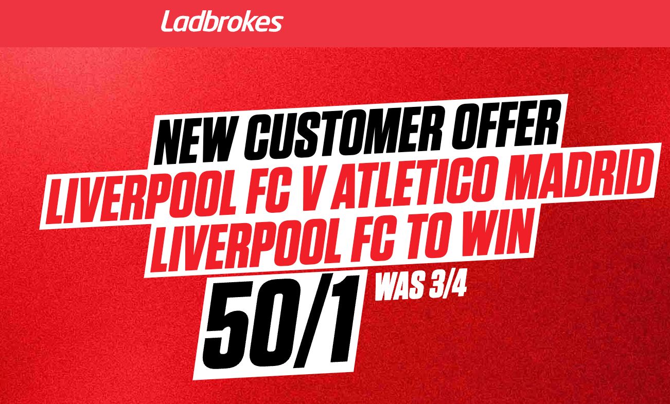 Liverpool 50 offer Ladbrokes