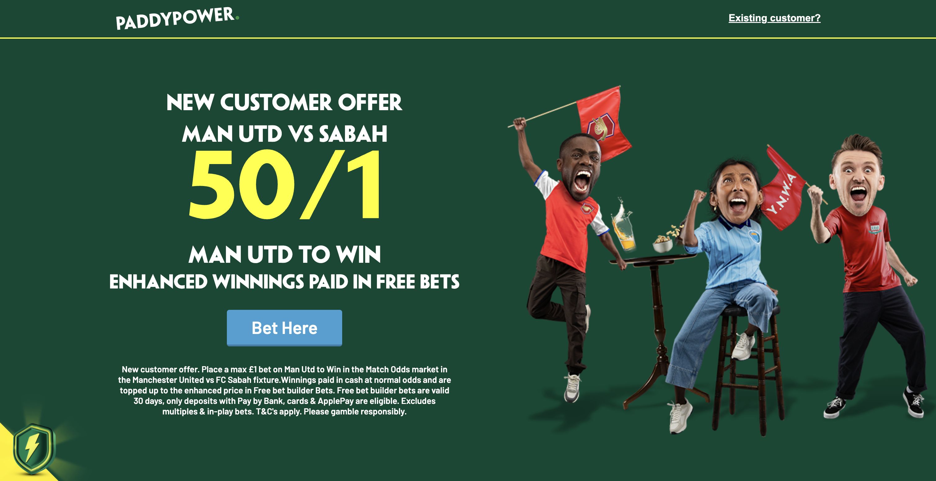 Paddy Power Man United V Sabah 501